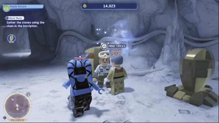 Follow the marker to the mysterious brick stone circle and switch to a Jedi character - LEGO Skywalker Saga: Rock Music - walkthrough - Utapau - City of Pau - LEGO Skywalker Saga Guide