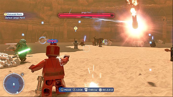 Force is not only useful during puzzles, but can also come in handy during combat - LEGO Skywalker Saga: Combat - weapons and tips - Basics - LEGO Skywalker Saga Guide