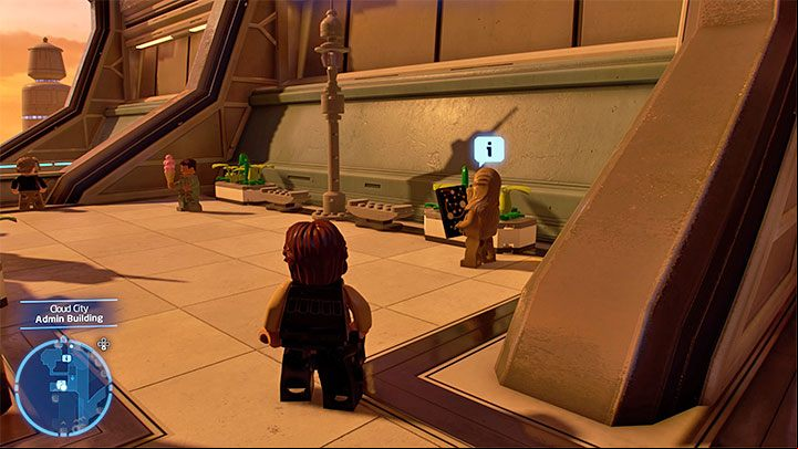 The Wookiee is standing against the wall of one of the larger buildings - LEGO Skywalker Saga: Wheres the Wookiee? - list of all (part 1) - Challenges - LEGO Skywalker Saga Guide
