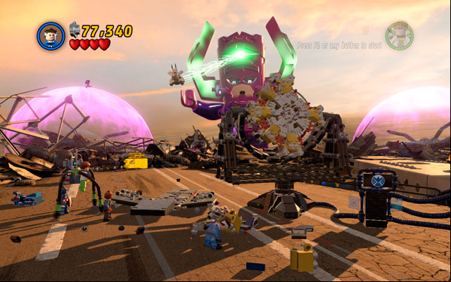 Third sequence is more sophisticated - The Good, the Bad and the Hungry | Walkthrough - Walkthrough - LEGO Marvel Super Heroes Game Guide & Walkthrough