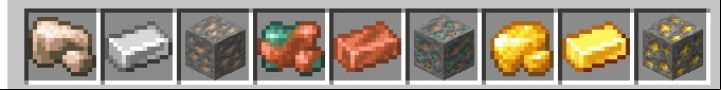 The ores update applies to all metals, i - Minecraft Caves & Cliffs: Ores - ingots, blocks - Raw materials and blocks - Minecraft Guide