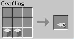 It can be dyed and placed on any block - Minecraft: Decorative elements - recipes, list, crafting - Recipes - Minecraft Guide