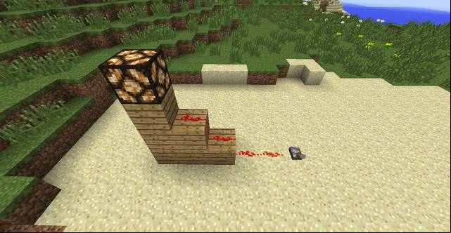 Redstone on steps - Minecraft: Redstone Circuits - basic - Basic Redstone Circuits - Minecraft Guide