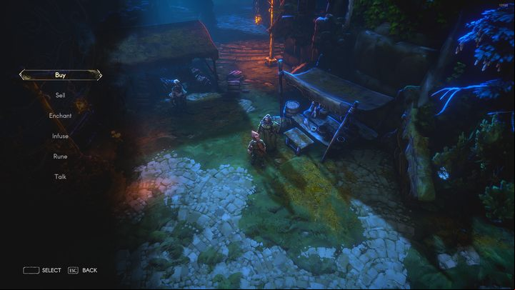 Later in the game, Eleanor will be one of your most visited destinations following her unique prowess in Enchanting - No Rest for the Wicked: How to upgrade weapons? - FAQ - No Rest for the Wicked Guide