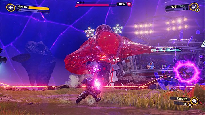This final Gold Cup round will be unlocked only after you have completed the previous 4 rounds from this group - Ratchet & Clank Rift Apart: Arena, Gold Cup - walkthrough, all fights - Scarst Debris Cloud - Ratchet & Clank Rift Apart Guide