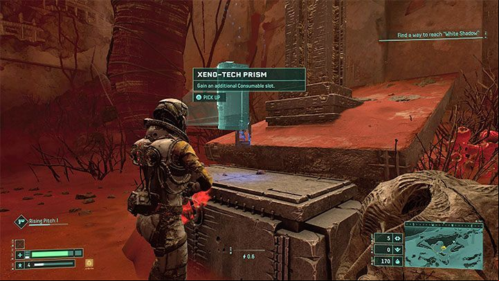 Xeno-Tech Prisms are used to increase the inventory capacity as well - Returnal: Inventory - how to increase size? - Equipment & Items - Returnal Guide