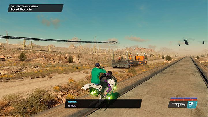 There are more encounters ahead of you - Saints Row 2022: The Great Train Robbery - walkthrough - Walkthrough - Saints Row Guide, Walkthrough