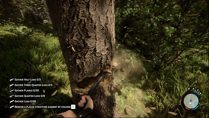 To get a log, you must first cut down a tree - Sons of the Forest: Log processing - Resources and crafting - Sons of the Forest Guide
