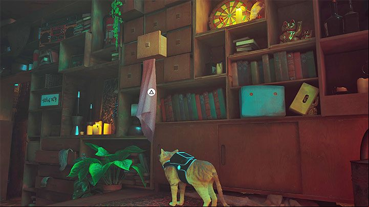 2 - Stray: The 4 clue puzzle in Clementines apartment - Midtown - Puzzles - Stray Guide, Walkthrough
