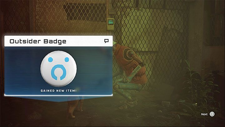 Stage: The Slums Part 2 - Stray: Badges - list of all - Secrets and Collectibles - Stray Guide, Walkthrough
