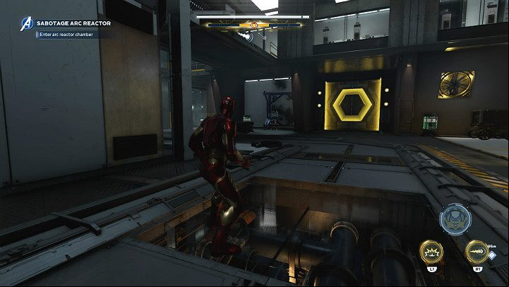 Youll reach a locked door leading to a hidden chest - Marvels Avengers: Alone against AIM, walkthrough - Eastern seaboard - Marvels Avengers Guide
