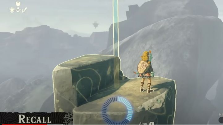 The Recall skill allows you to rewind time, which can be used to manipulate items - Zelda TotK: How to get to Sky Islands? - FAQ - Zelda Tears of the Kingdom Guide
