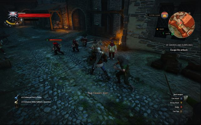 Take care of Cleavers men - The Witcher 3 Wild Hunt: Side quests, Free City of Novigrad - walkthrough - Free City of Novigrad - The Witcher 3 Wild Hunt Guide
