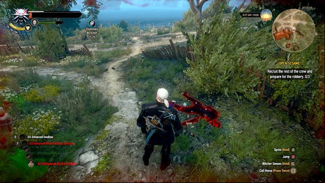 East from Brunwich village (M1,13) theres an old chapel, you will find a body at its walls - The Cursed Chapel - Treasure hunts - The Witcher 3 Wild Hunt Guide