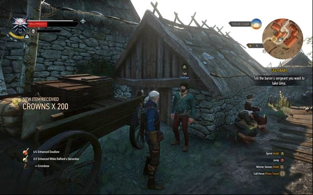 The Skelligian in Firesdal village - The Witcher 3 Wild Hunt: Side quests in Kaer Trolde - list, walkthrough - Kaer Trolde - The Witcher 3 Wild Hunt Guide
