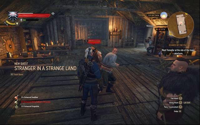 You will be attacked in the inn - the incident will start the quest - The Witcher 3 Wild Hunt: Side quests in Kaer Trolde - list, walkthrough - Kaer Trolde - The Witcher 3 Wild Hunt Guide