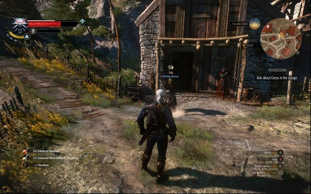 Talk to the woman in front of the house - The Witcher 3 Wild Hunt: Side quests in Kaer Trolde - list, walkthrough - Kaer Trolde - The Witcher 3 Wild Hunt Guide
