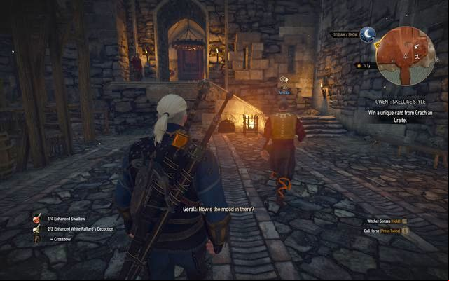 Enter the castle and follow the butler - The Witcher 3 Wild Hunt: Side quests in Kaer Trolde - list, walkthrough - Kaer Trolde - The Witcher 3 Wild Hunt Guide