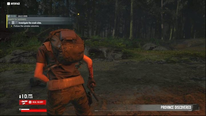 An injured character has a reduced health bar, moves slower and is forced to use a pistol. - Tom Clancys Ghost Recon Breakpoint Guide