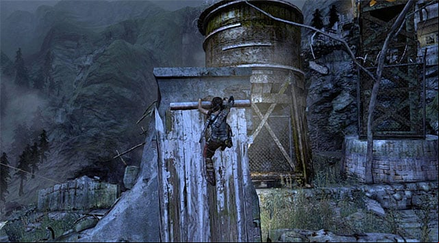 It is time for new part of climbing - Enter the Research Base | 23: Storm Chaser Walkthrough - 23: Storm Chaser | Walkthrough - Tomb Raider Game Guide