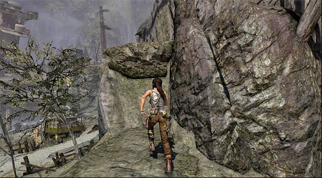 Go up the path, climbing when needed - Cairn Raider | Collectibles: Shipwreck Beach - Collectibles: Shipwreck Beach - Tomb Raider Game Guide